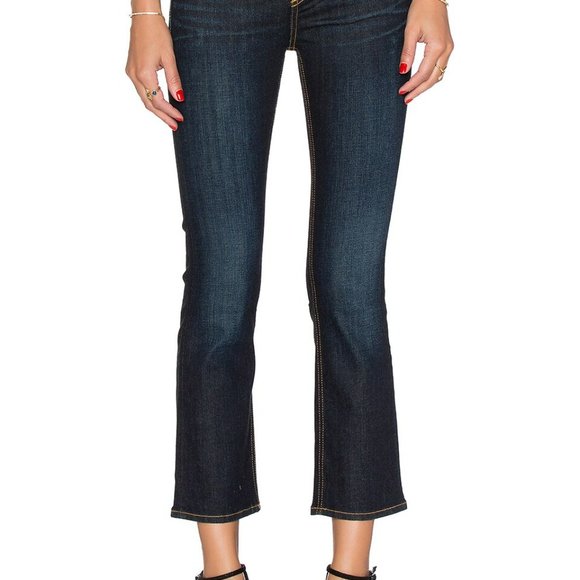 Sold out Discontinued Rag and Bone Kensington 10 inch crop High Waist Jeans 10 - Picture 2 of 6